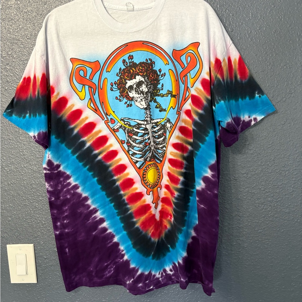 Psychedelic Gratful Dead Tye Dye Tee Shirt NWOT